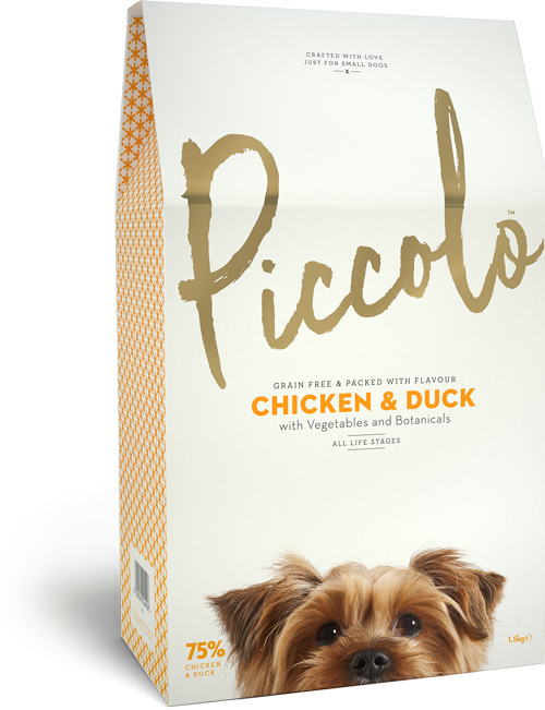 Piccolo Grain-Free Chicken & Duck Food For Small Dogs 1.5kg